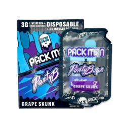 Grape Skunk Packman x Party Boyz 3G Disposable