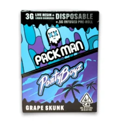Grape Skunk Packman x Party Boyz 3G Disposable